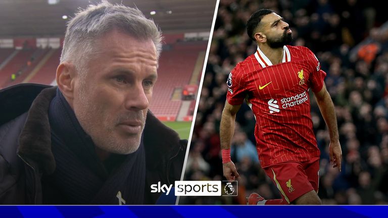 Jamie Carragher discusses where Liverpool&#39;s Mo Salah sits among the Premier League&#39;s greatest players.