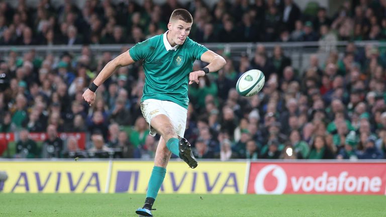 Sam Prendergast made his mark as Ireland claimed the Landsdowne Cup in the final match of the 2024 Autumn Nations tests