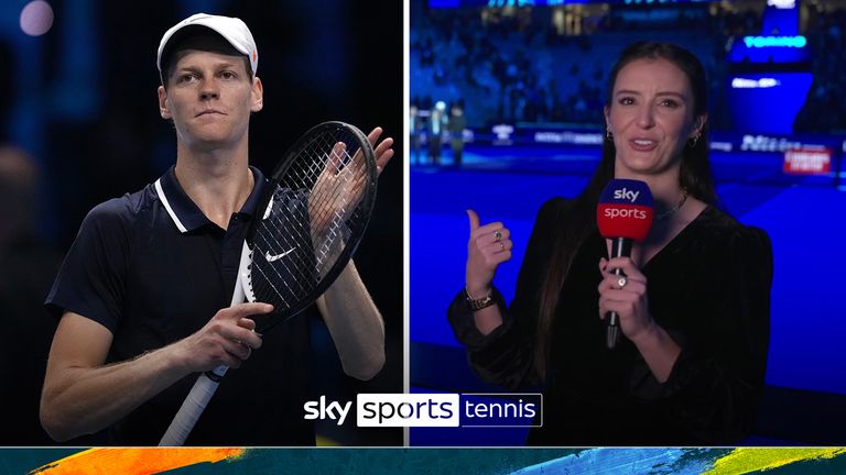 Laura Robson says she loves seeing the support that the Italians show for their countryman and emphasised that you see Jannik Sinner everywhere you go in Turin as you see him on every billboard and poster in the city. 