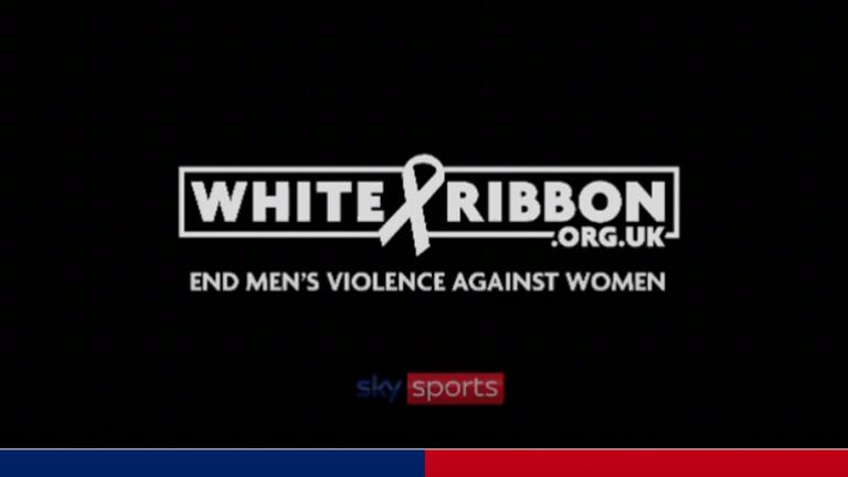 Premier League players share their support for ending men's violence against women with the White Ribbon organisation.