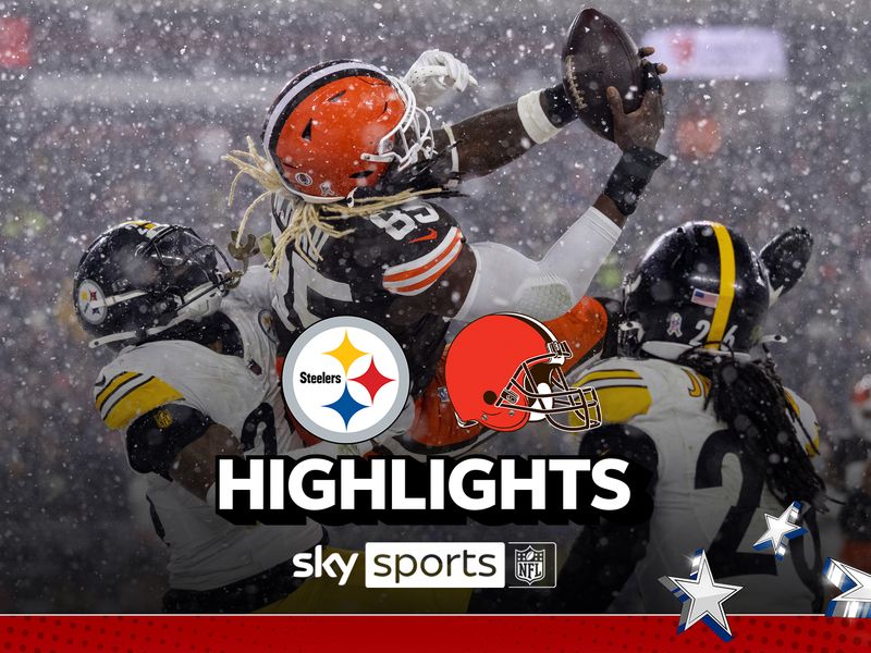 Highlights from the Pittsburgh Steelers against the Cleveland Browns from Week 12 of the NFL season