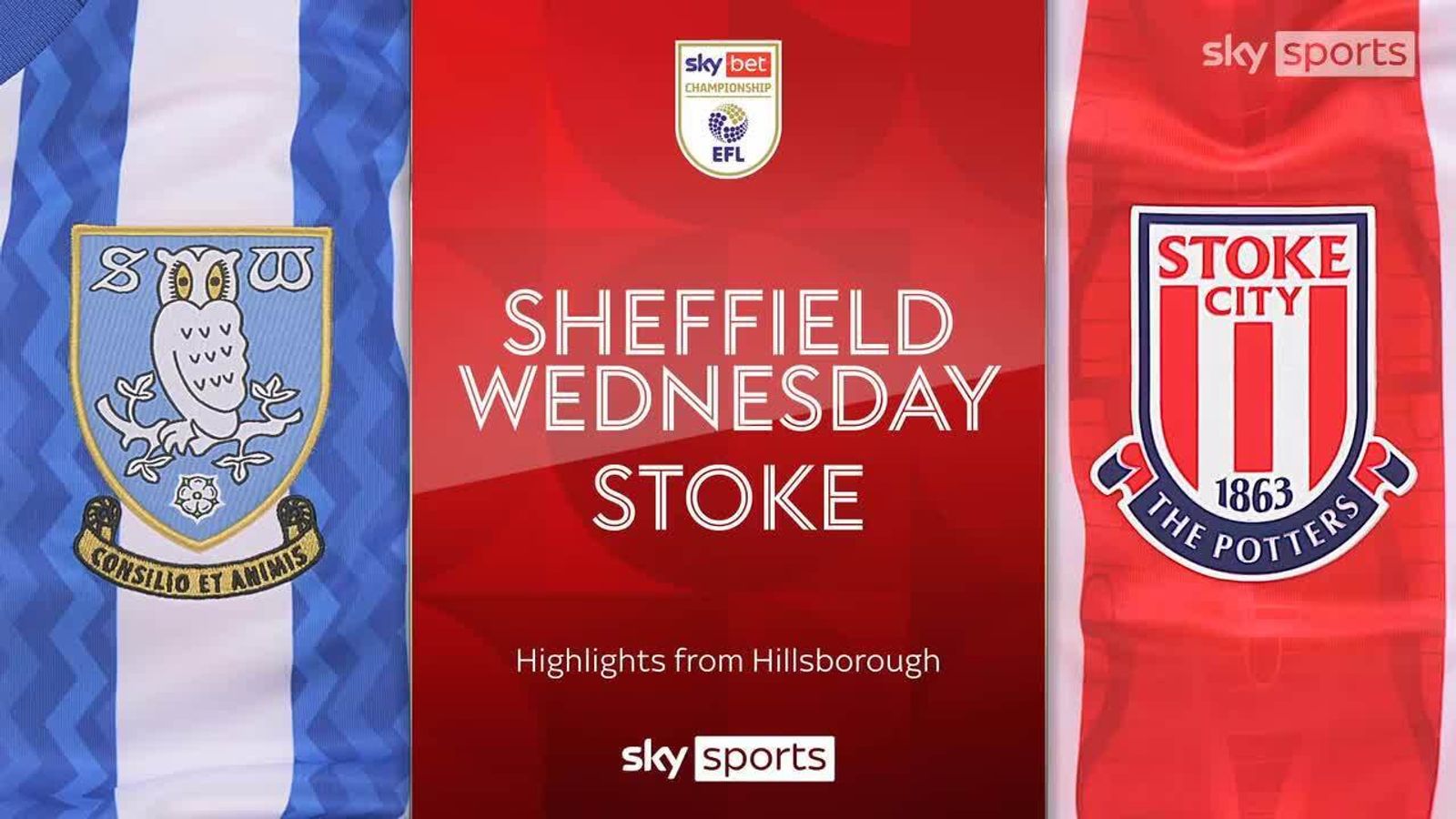 Stoke City vs Sheffield Wednesday head-to-head statistics