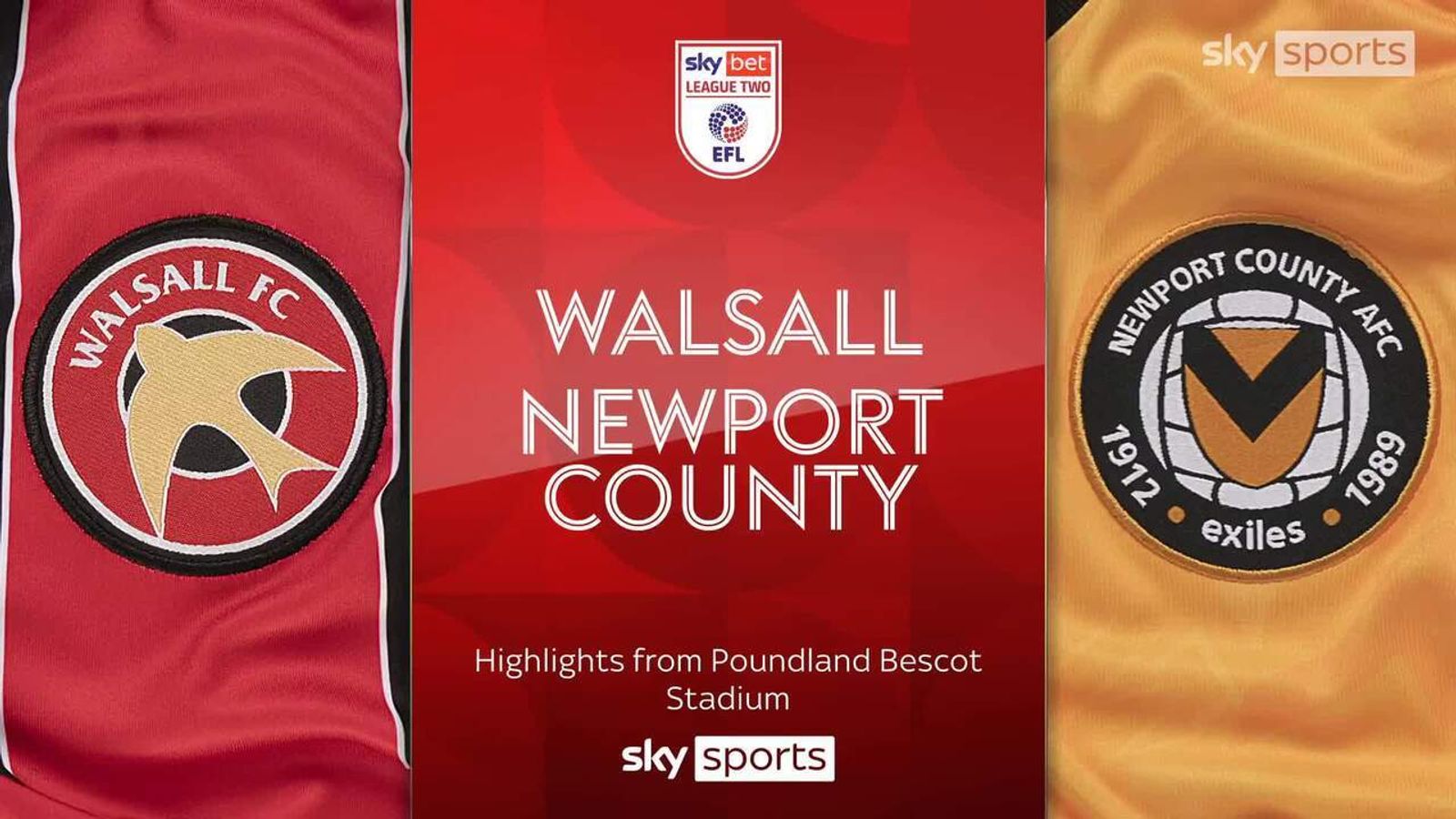 Walsall 2 0 Newport Match Report & Highlights