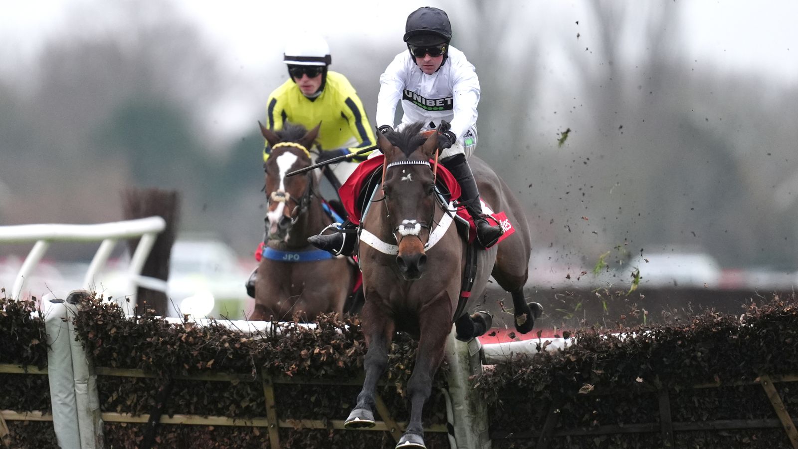 Constitution Hill: Nicky Henderson’s star makes history with third Christmas Hurdle crown