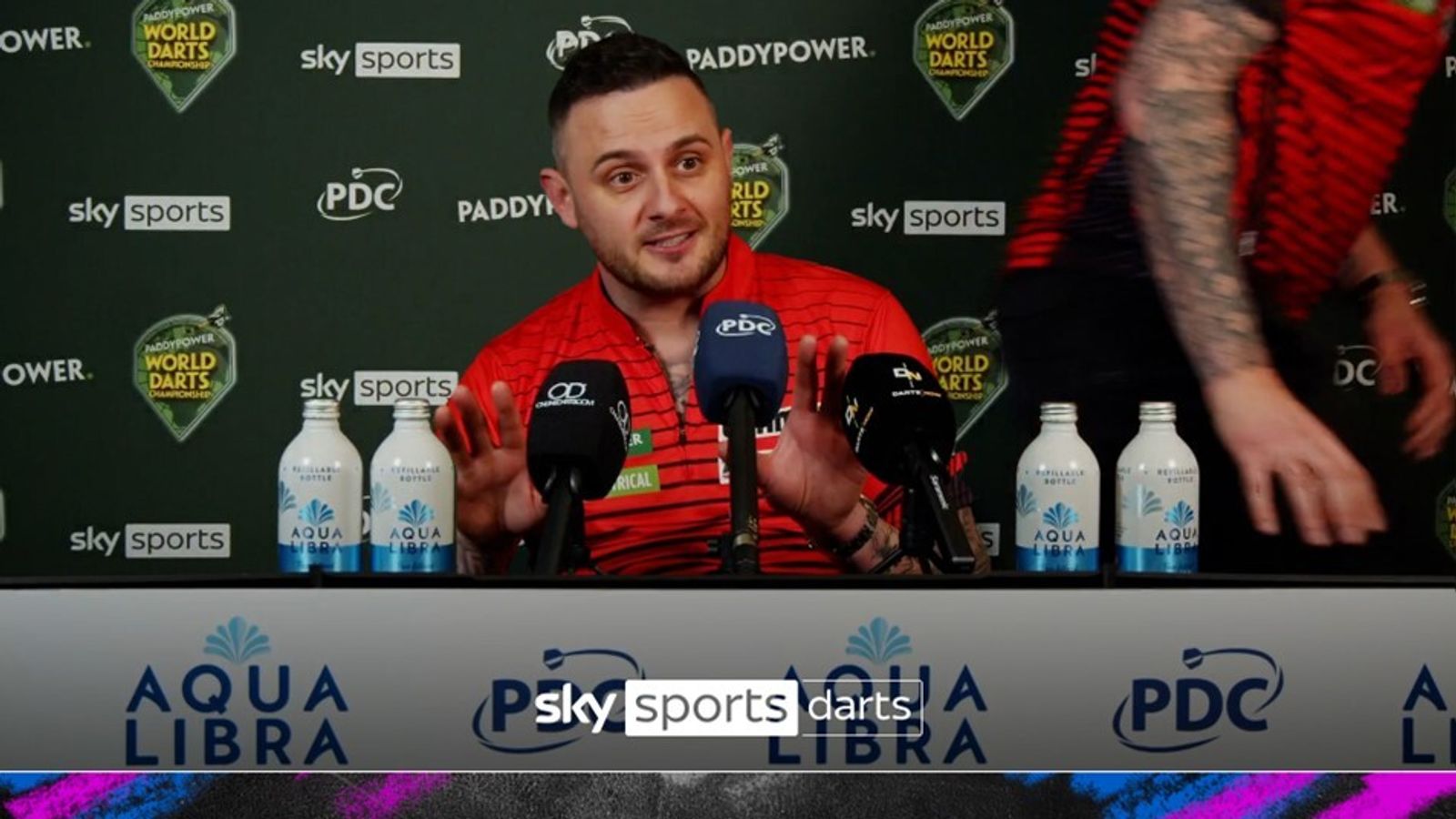 World Darts Championship Joe Cullen storms out of press conference after Wessel Nijman win
