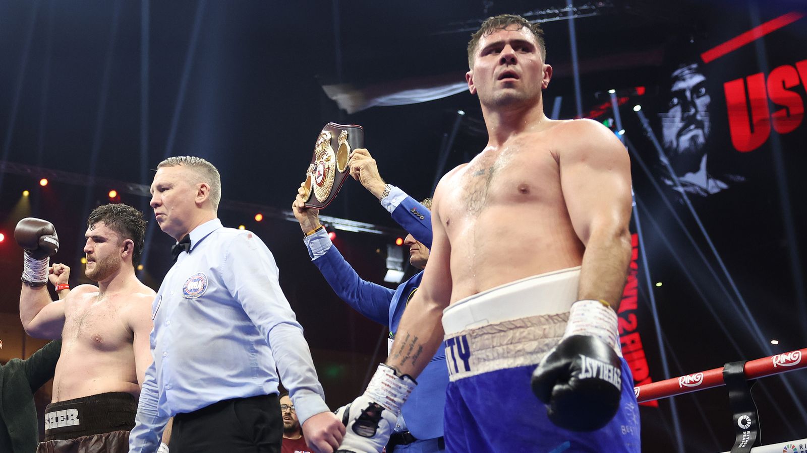 Usyk vs Fury 2: David Allen drops Johnny Fisher only to lose contentious split decision on undercard