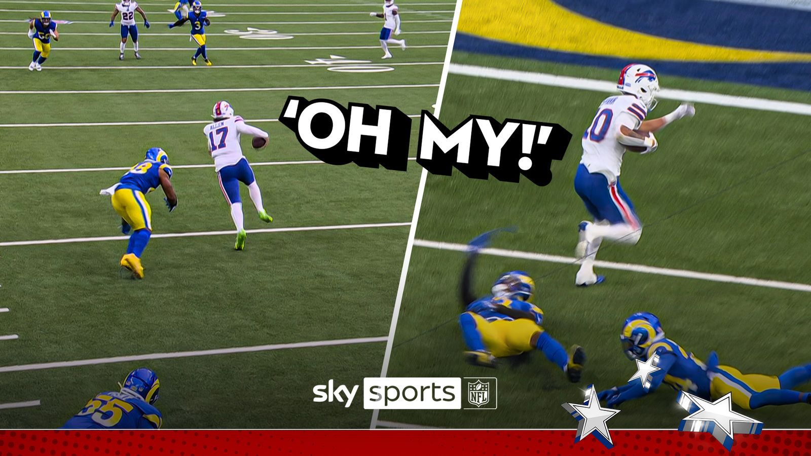 Josh Allen, Khalil Shakir combine for 51-yard TD, after brilliant ...