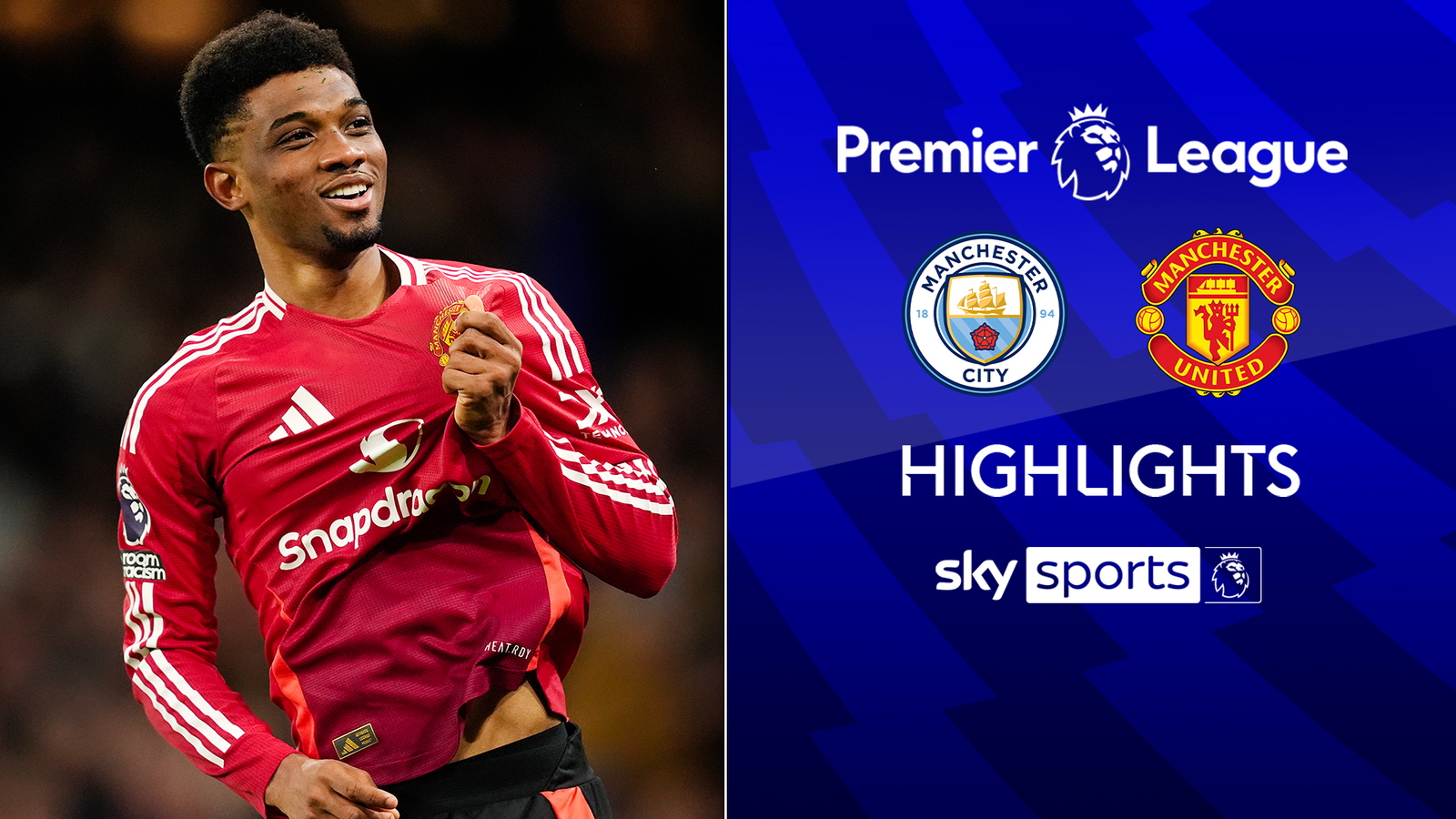 Manchester City 1-2 Manchester United | Premier League highlights ...