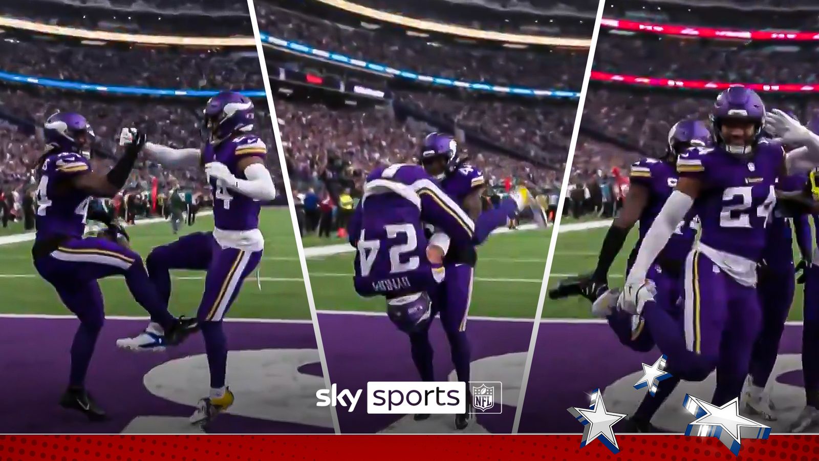 Vikings defense White Chicks dance! | Camryn Bynum and Josh Metellus ...