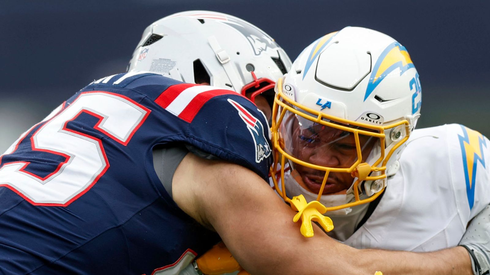 NFL results and highlights: Los Angeles Chargers clinch playoff spot with 40-7 rout of  New England Patriots