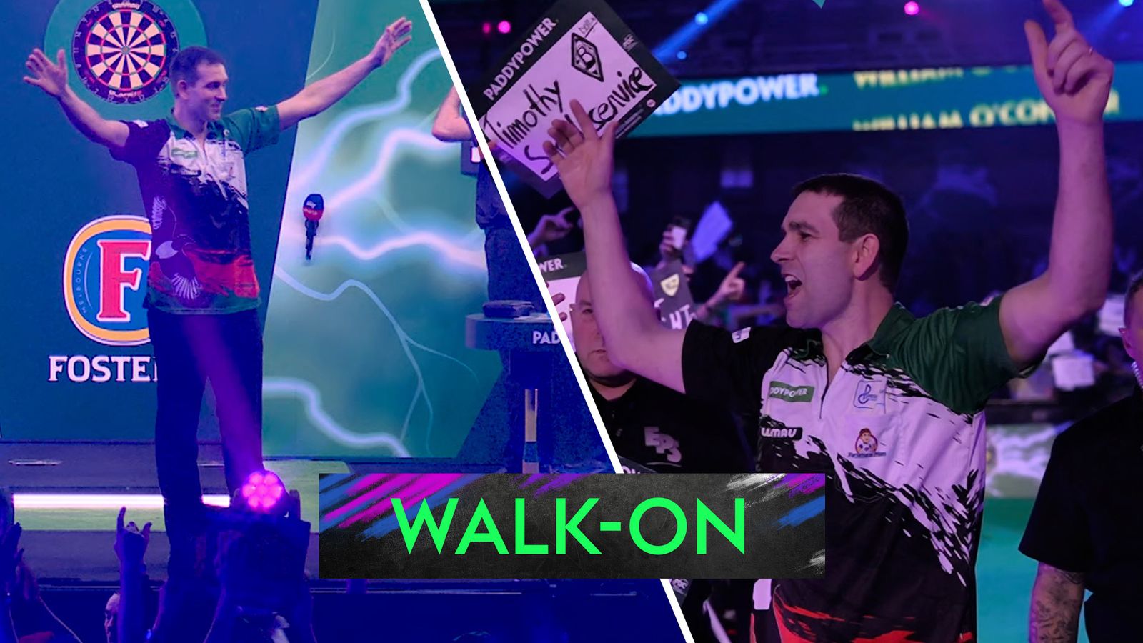 Zombie! Darts crowd can't stop singing as Irishman enters to epic walk-on song