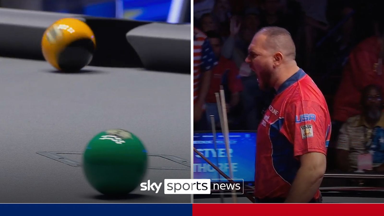 Mosconi Cup Team USA's Billy Thorpe hits golden break Sky Sports