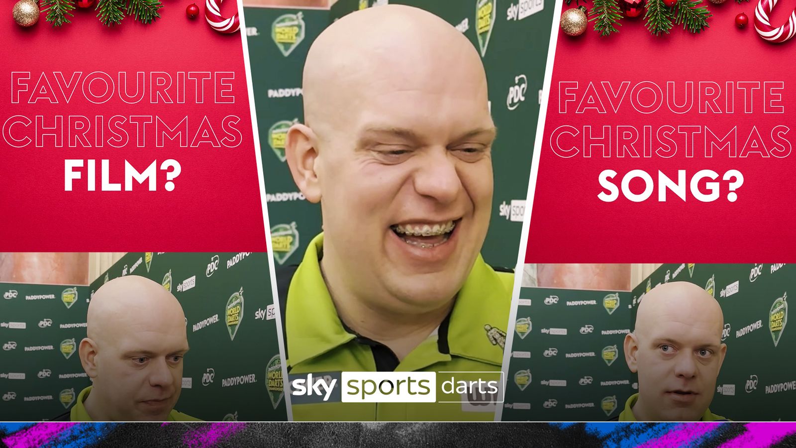 Michael Van Gerwen Takes On The Christmas Quickfire Questions 