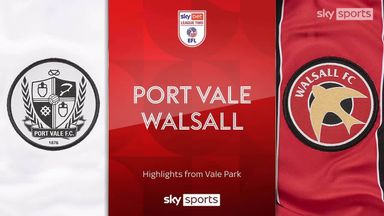 Port Vale 0-1 Walsall