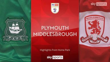 Plymouth Argyle 3-3 Middlesbrough