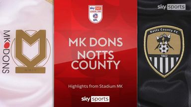 MK Dons 0-2 Notts County