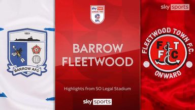 Barrow 2-0 Fleetwood Town