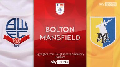 Bolton 3-1 Mansfield