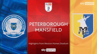 Peterborough 0-3 Mansfield