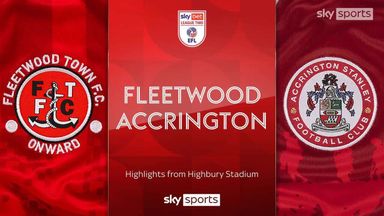 Fleetwood 1-1 Accrington Stanley