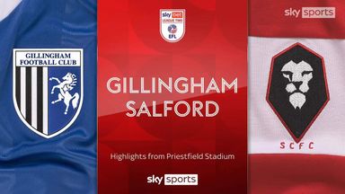 Gillingham 1-0 Salford