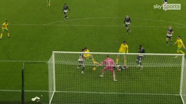 Schwartau bundles the ball in to double Norwich's lead