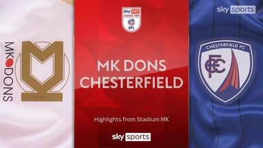 MK Dons 3-0 Chesterfield