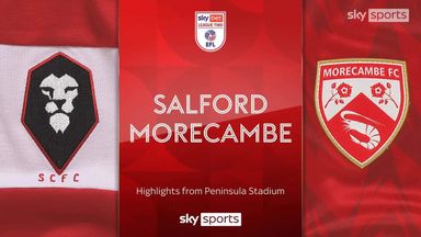 Salford City 1-0 Morecambe