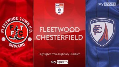 Fleetwood 2-0 Chesterfield