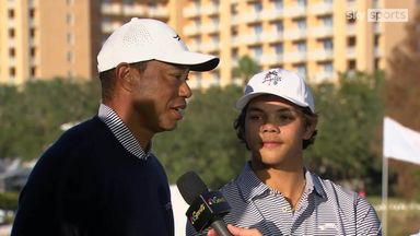 Tiger and Charlie Woods analyse their best shots | PNC Championship Day 1