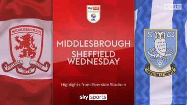 Middlesbrough 3-3 Sheffield Wednesday