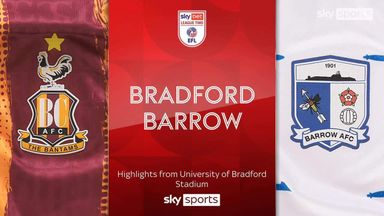 Bradford 1-1 Barrow