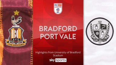 Bradford 2-1 Port Vale