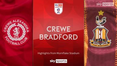 Crewe 1-1 Bradford 