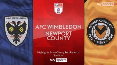 AFC Wimbledon 2-2 Newport