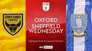 Oxford 1-3 Sheffield Wednesday