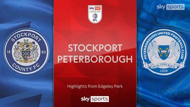 Stockport 2-1 Peterborough 