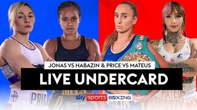 Jonas v Habazin Undercard LIVE!