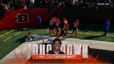 Taylor-Britt with 51-yard pick-six for Bengals!