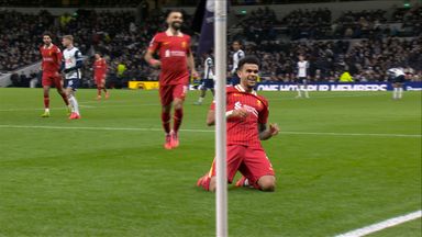 Goal L Diaz (85) Tottenham 3 - 6 Liverpool