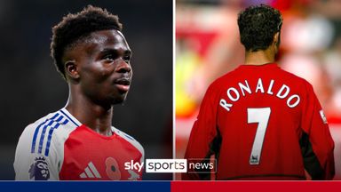 Should Saka look to reach Ronaldo numbers? Arteta gives his thoughts...