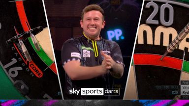 'He's been devastating!' | Rydz's best checkouts as he thrashes Van den Bergh