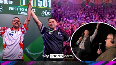 These camera angles... How Ally Pally crowd reacted to THAT Heta nine-darter!