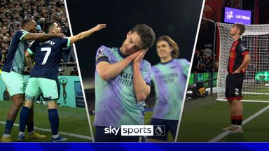 Cold Palmer, the darts throw and knee slides galore! | Best PL celebrations 2024