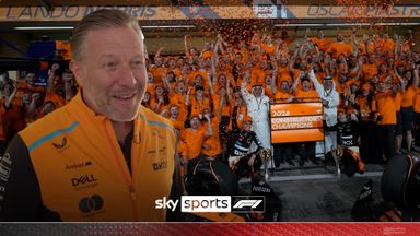 F1 EXCLUSIVE: Zak Brown gives the low-down into McLaren's championship celebrations 