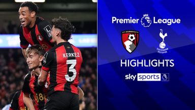 Spurs fall short as Huijsen's header secures Bournemouth win