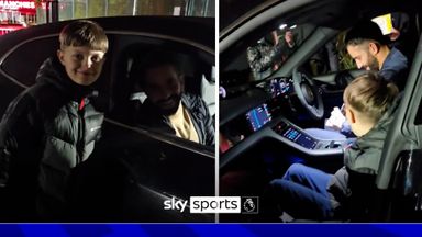 Amorim surprises fan with lift around Man Utd training ground!