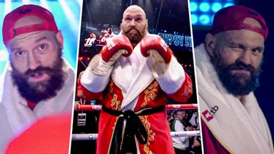 Fury channels inner Mariah Carey for festive ringwalk!