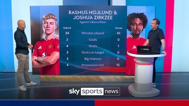 'Zirkzee struggled, Hojlund changed the game' | United forwards compared