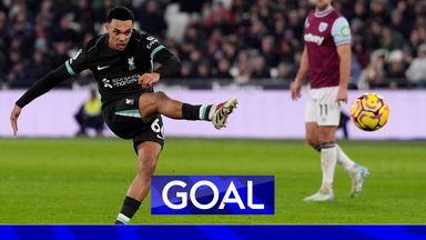 More West Ham misery as Alexander-Arnold hammers home deflected fourth